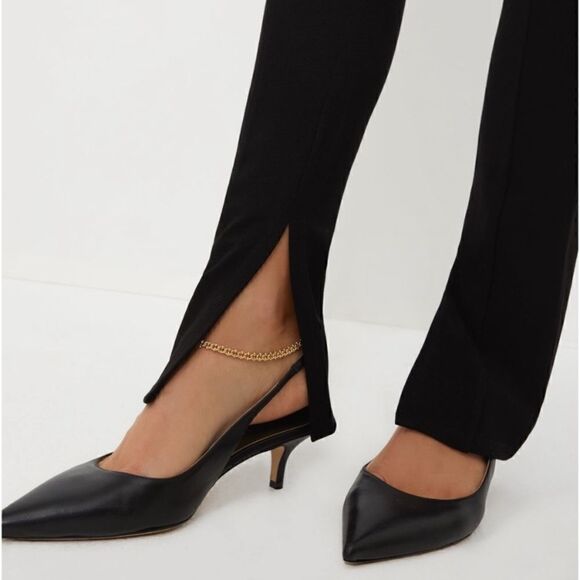 NWT Anine Bing Black Pants Leggings Slim Size 4 - Picture 4 of 14